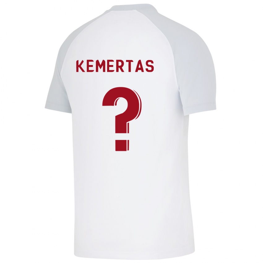 Hombre Camiseta Batin Özden Kemertas #0 Blanco 2ª Equipación 2023/24 La Camisa Argentina