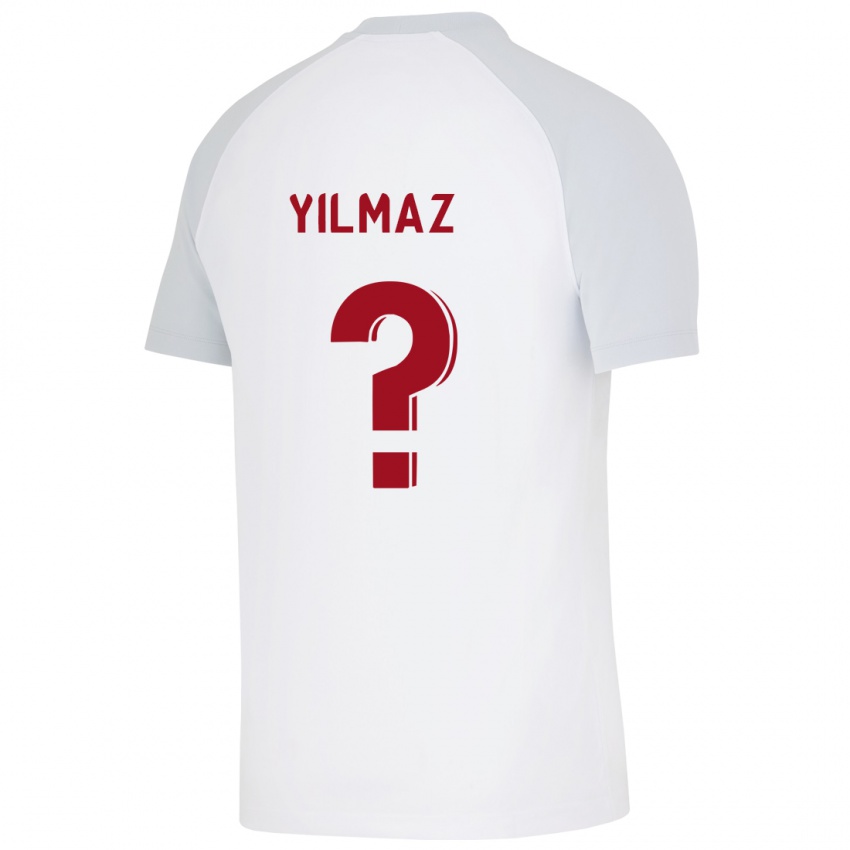Hombre Camiseta Berat Yilmaz #0 Blanco 2ª Equipación 2023/24 La Camisa Argentina