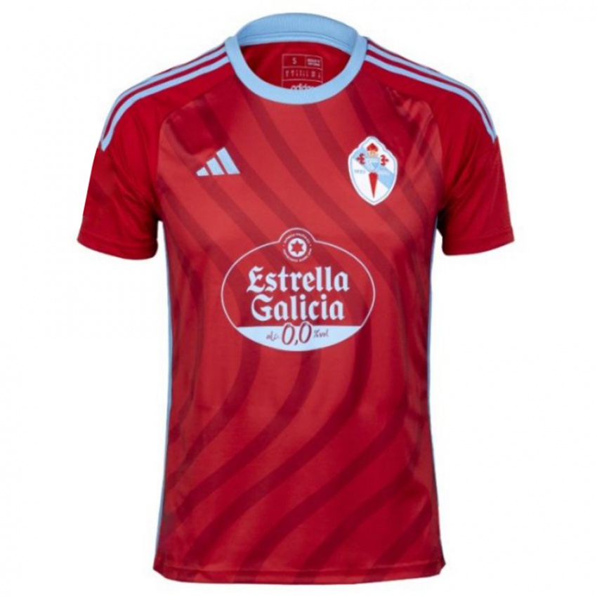 Hombre Camiseta Manu Sanchez #23 Rojo 2ª Equipación 2023/24 La Camisa Argentina