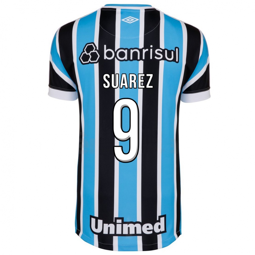 Mujer Camiseta Luis Suárez #9 Azul 1ª Equipación 2023/24 La Camisa Argentina