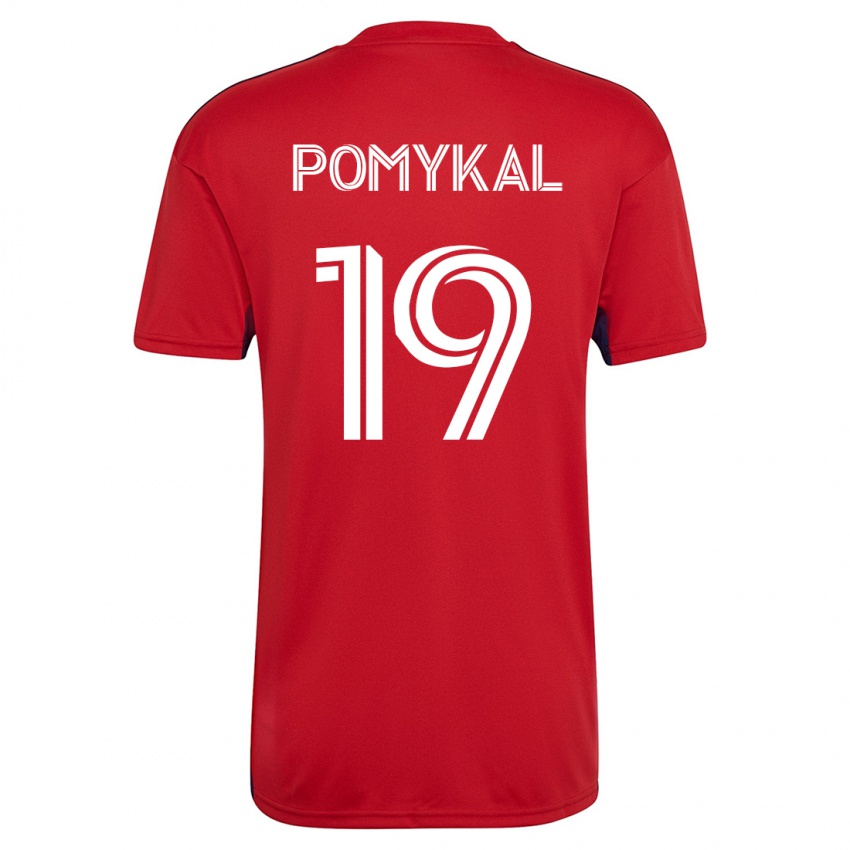 Mujer Camiseta Paxton Pomykal #19 Rojo 1ª Equipación 2023/24 La Camisa Argentina