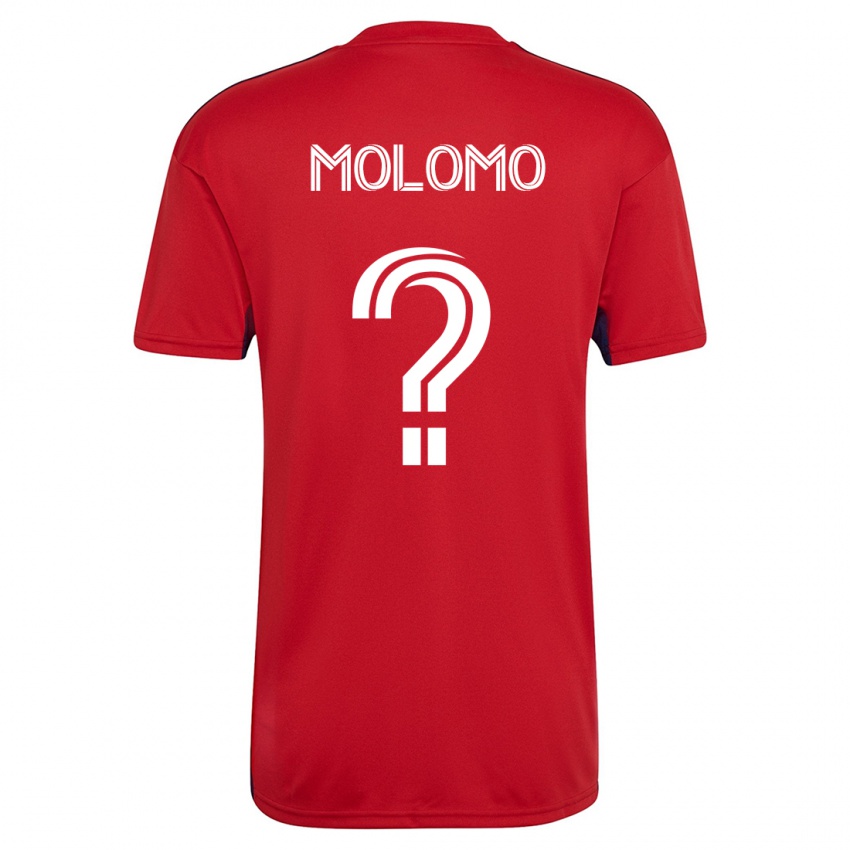 Mujer Camiseta Zach Molomo #0 Rojo 1ª Equipación 2023/24 La Camisa Argentina