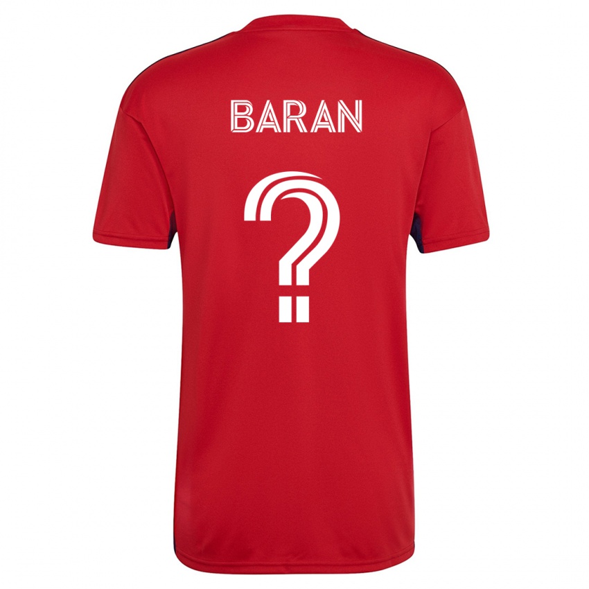 Mujer Camiseta Daniel Baran #0 Rojo 1ª Equipación 2023/24 La Camisa Argentina