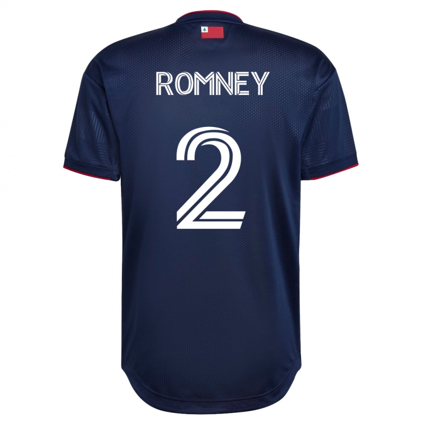 Mujer Camiseta Dave Romney #2 Armada 1ª Equipación 2023/24 La Camisa Argentina