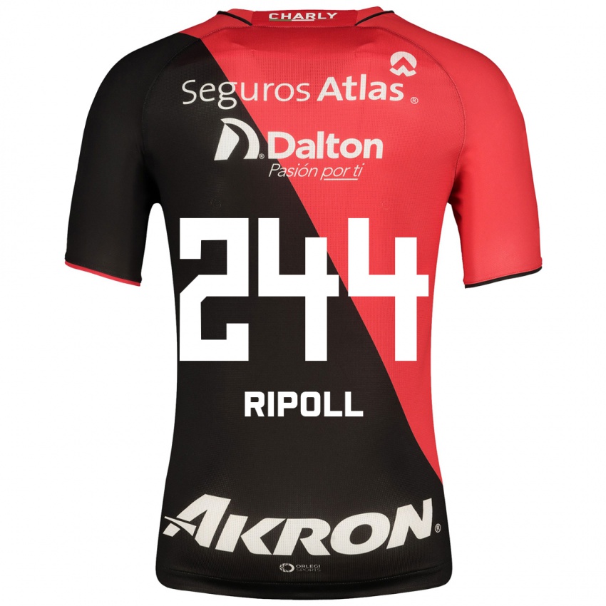 Mujer Camiseta Alonso Ripoll #244 Negro 1ª Equipación 2023/24 La Camisa Argentina