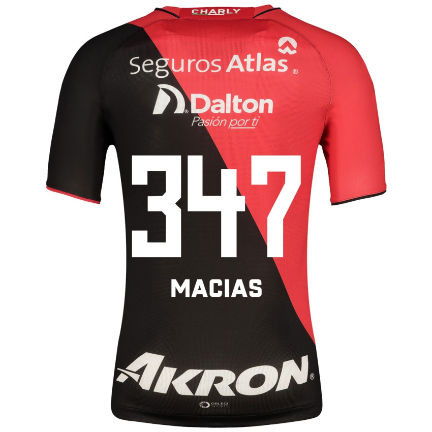 Mujer Camiseta Ángel Macías #347 Negro 1ª Equipación 2023/24 La Camisa Argentina
