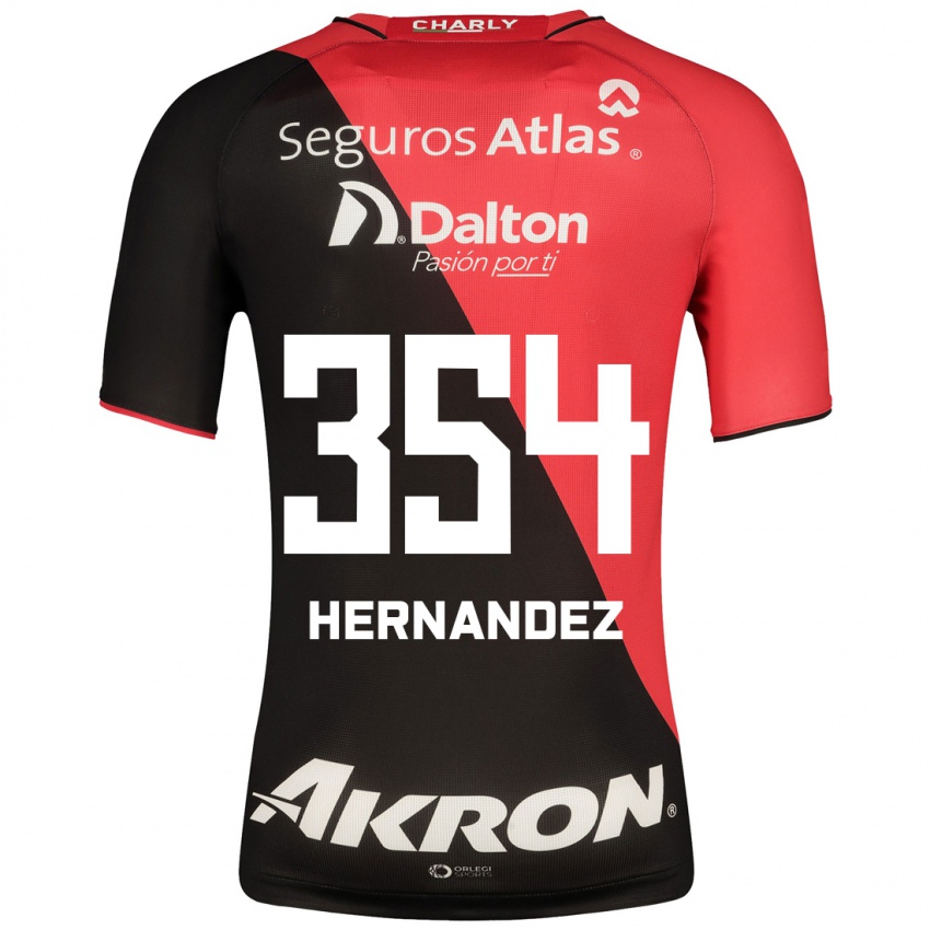 Mujer Camiseta Daniel Hernández #354 Negro 1ª Equipación 2023/24 La Camisa Argentina