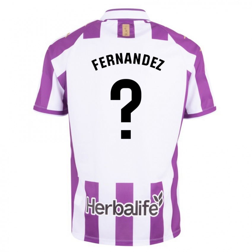 Mujer Camiseta Víctor Fernández #0 Morado 1ª Equipación 2023/24 La Camisa Argentina
