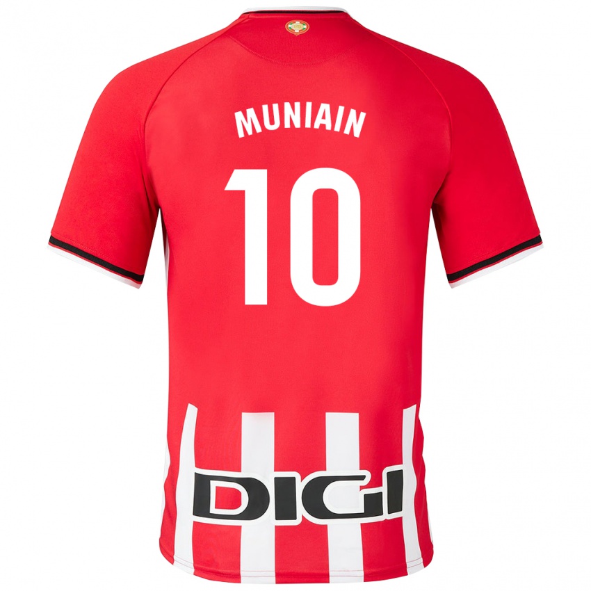 Mujer Camiseta Iker Muniain #10 Rojo 1ª Equipación 2023/24 La Camisa Argentina