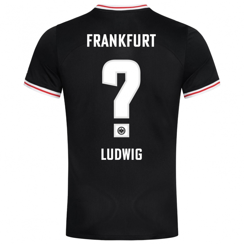 Mujer Camiseta Finn Ludwig #0 Negro 2ª Equipación 2023/24 La Camisa Argentina
