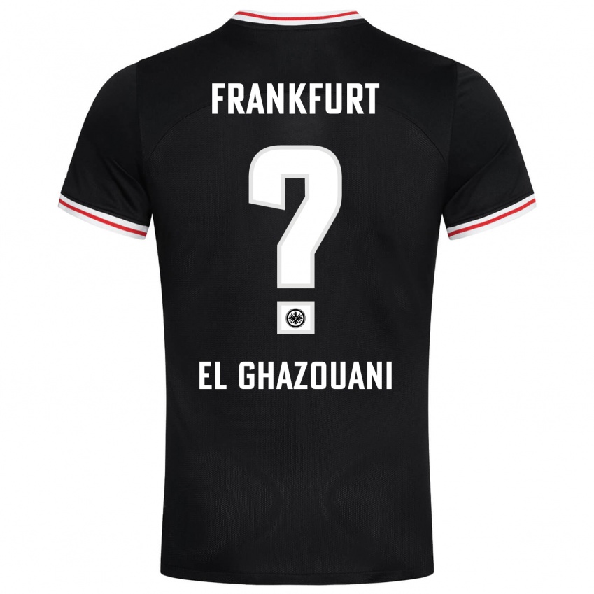 Mujer Camiseta Mohamed El Ghazouani #0 Negro 2ª Equipación 2023/24 La Camisa Argentina