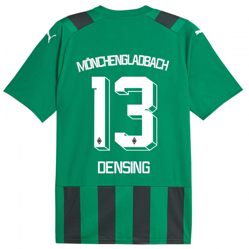 Mujer Camiseta Kyra Densing #13 Verde Negro 2ª Equipación 2023/24 La Camisa Argentina