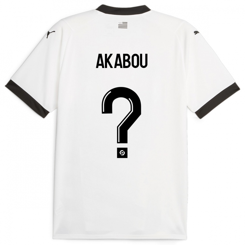 Mujer Camiseta Ayoube Akabou #0 Blanco 2ª Equipación 2023/24 La Camisa Argentina