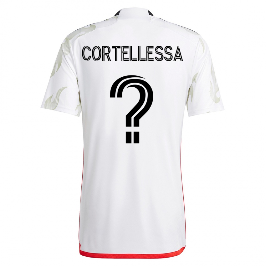Mujer Camiseta Michael Cortellessa #0 Blanco 2ª Equipación 2023/24 La Camisa Argentina