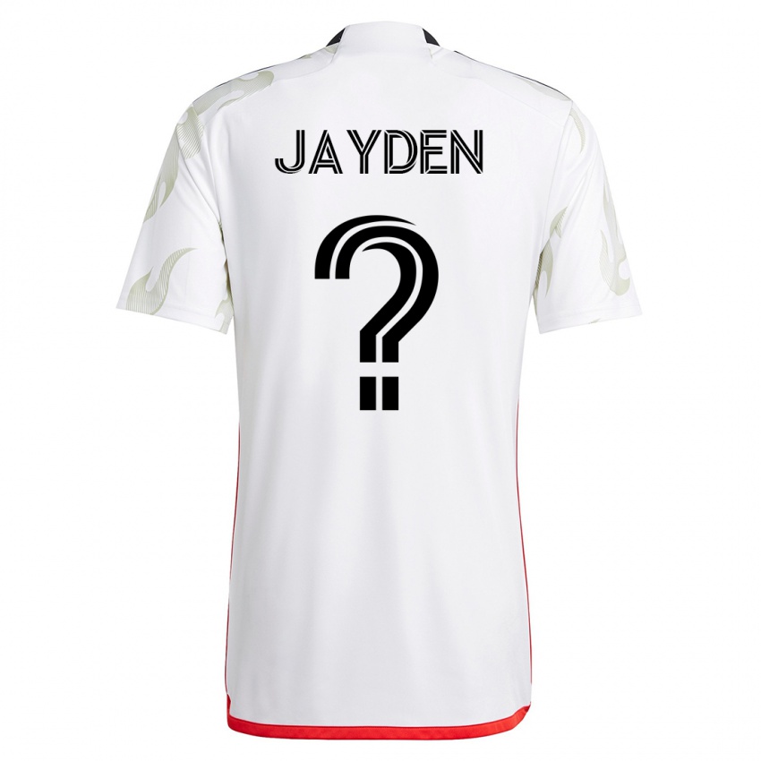 Mujer Camiseta Rus Jayden #0 Blanco 2ª Equipación 2023/24 La Camisa Argentina