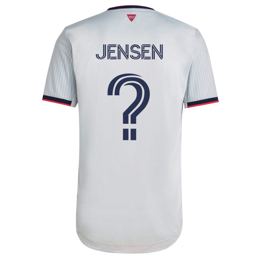 Mujer Camiseta Isak Jensen #0 Blanco 2ª Equipación 2023/24 La Camisa Argentina