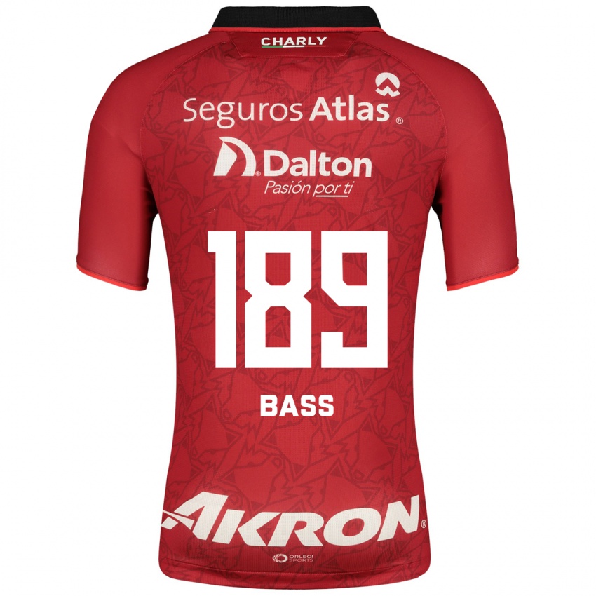 Mujer Camiseta Abraham Bass #189 Rojo 2ª Equipación 2023/24 La Camisa Argentina