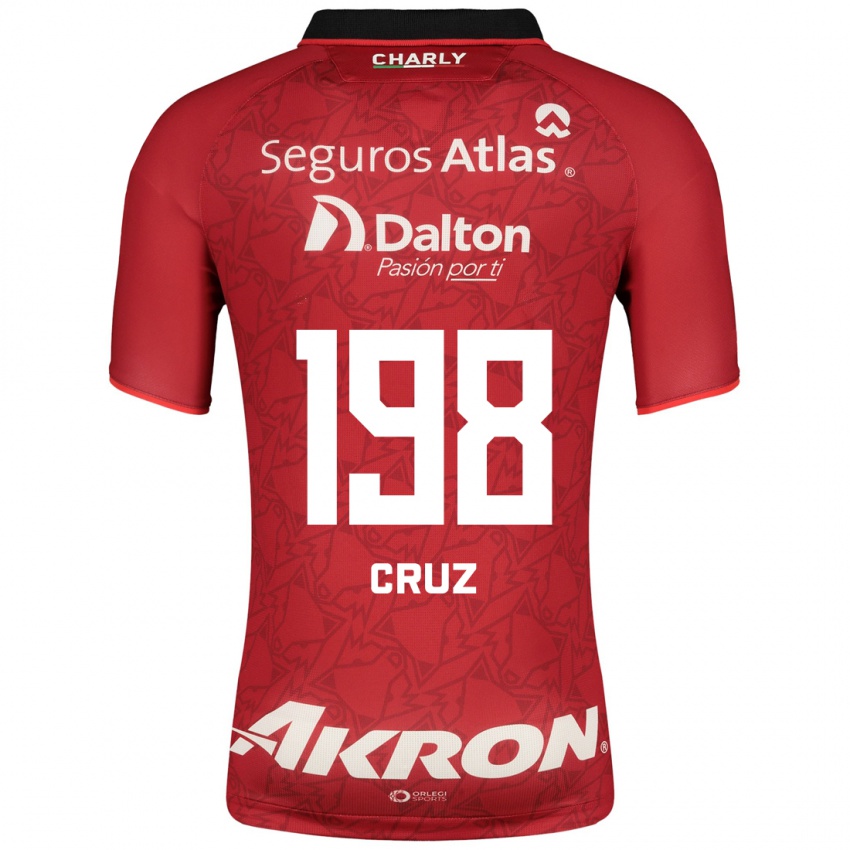 Mujer Camiseta Carlos Cruz #198 Rojo 2ª Equipación 2023/24 La Camisa Argentina