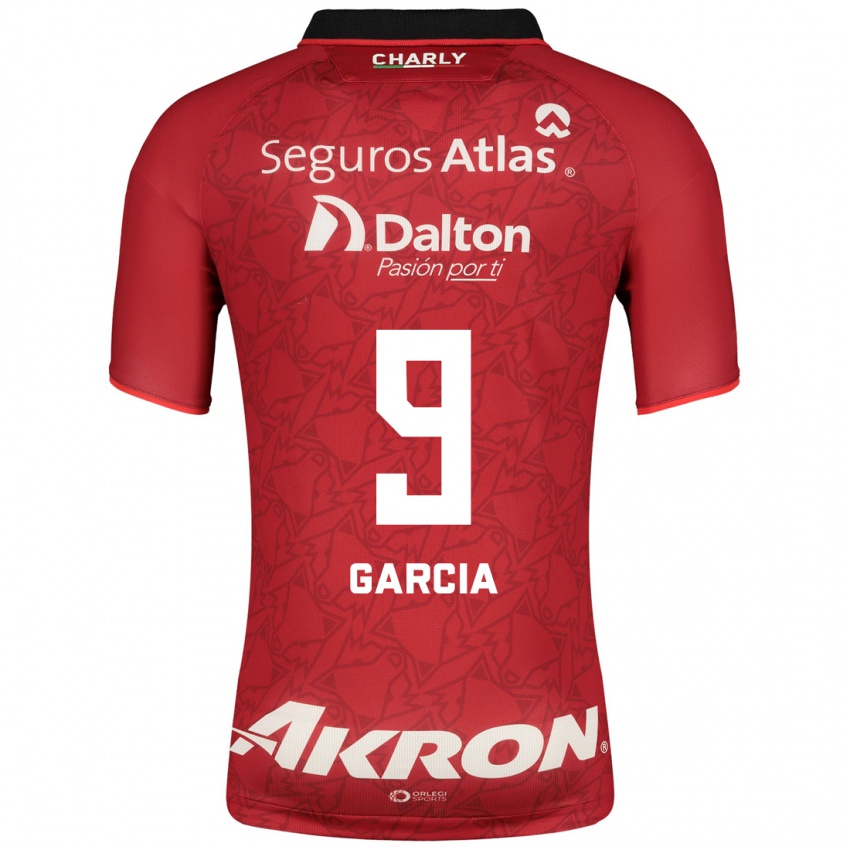 Mujer Camiseta Marcia García #9 Rojo 2ª Equipación 2023/24 La Camisa Argentina