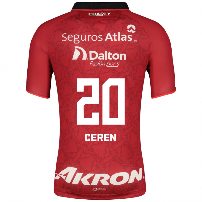 Mujer Camiseta Brenda Cerén #20 Rojo 2ª Equipación 2023/24 La Camisa Argentina