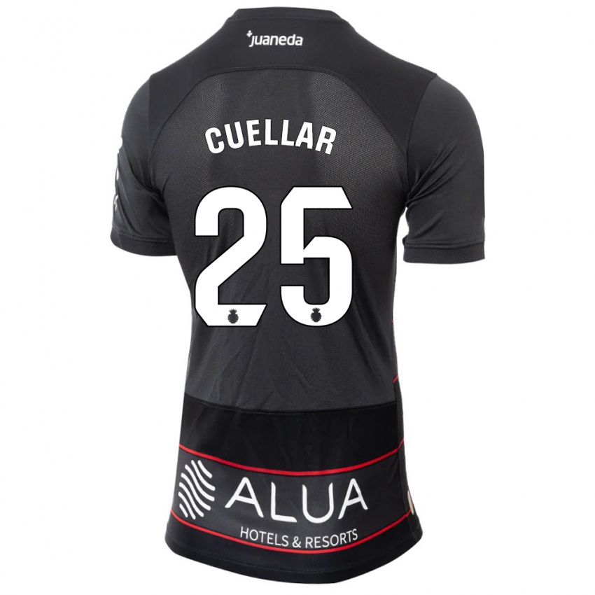 Mujer Camiseta Iván Cuéllar #25 Negro 2ª Equipación 2023/24 La Camisa Argentina
