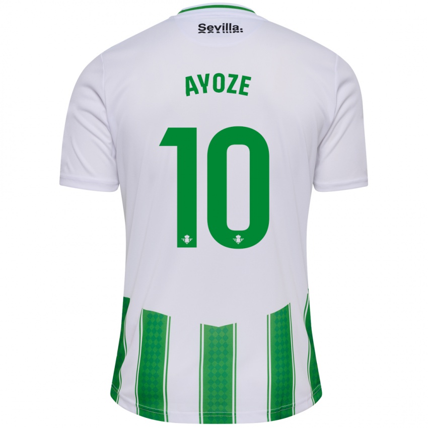 Niño Camiseta Ayoze Pérez #10 Blanco 1ª Equipación 2023/24 La Camisa Argentina