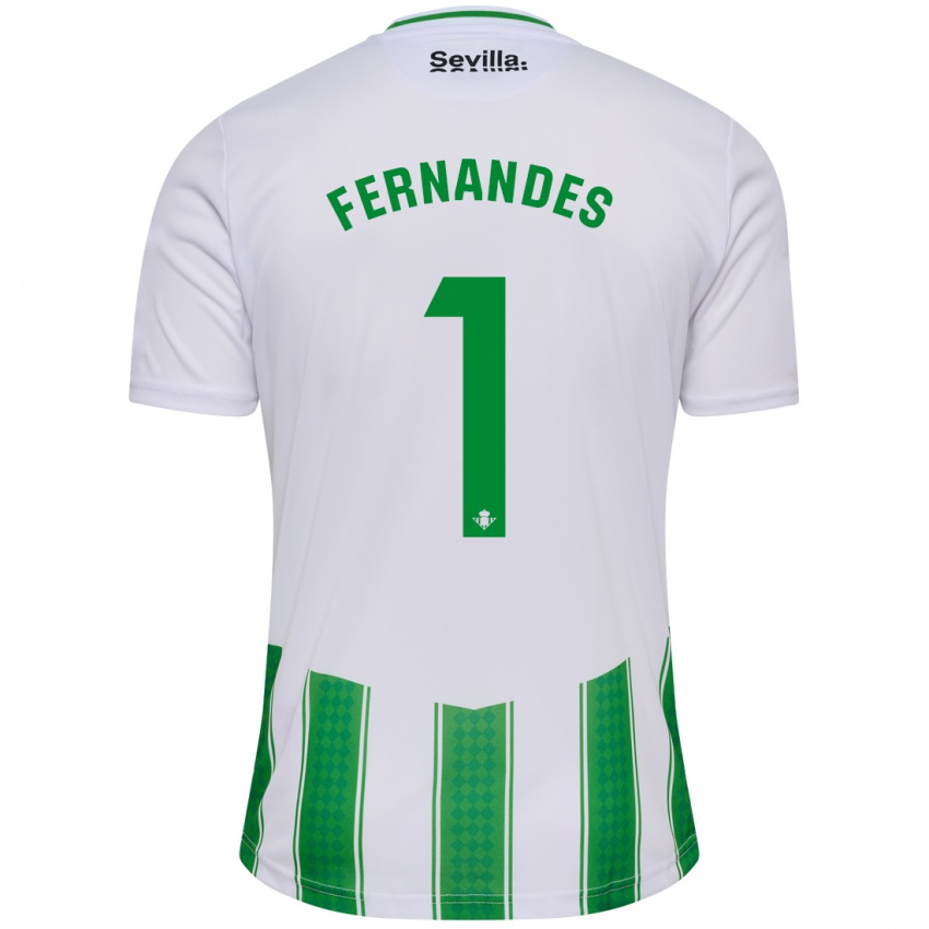 Niño Camiseta Guilherme Fernandes #1 Blanco 1ª Equipación 2023/24 La Camisa Argentina
