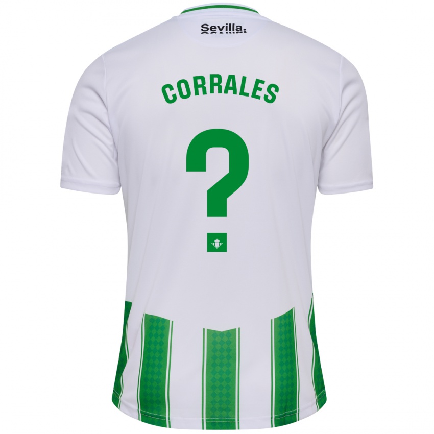 Niño Camiseta Fran Corrales #0 Blanco 1ª Equipación 2023/24 La Camisa Argentina