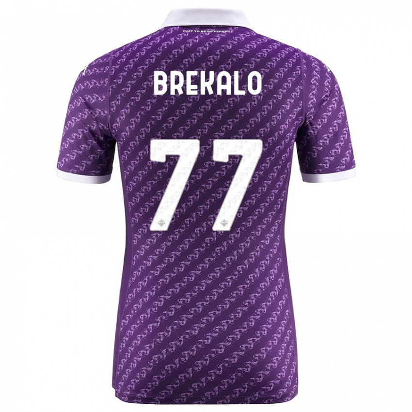 Niño Camiseta Josip Brekalo #77 Violeta 1ª Equipación 2023/24 La Camisa Argentina