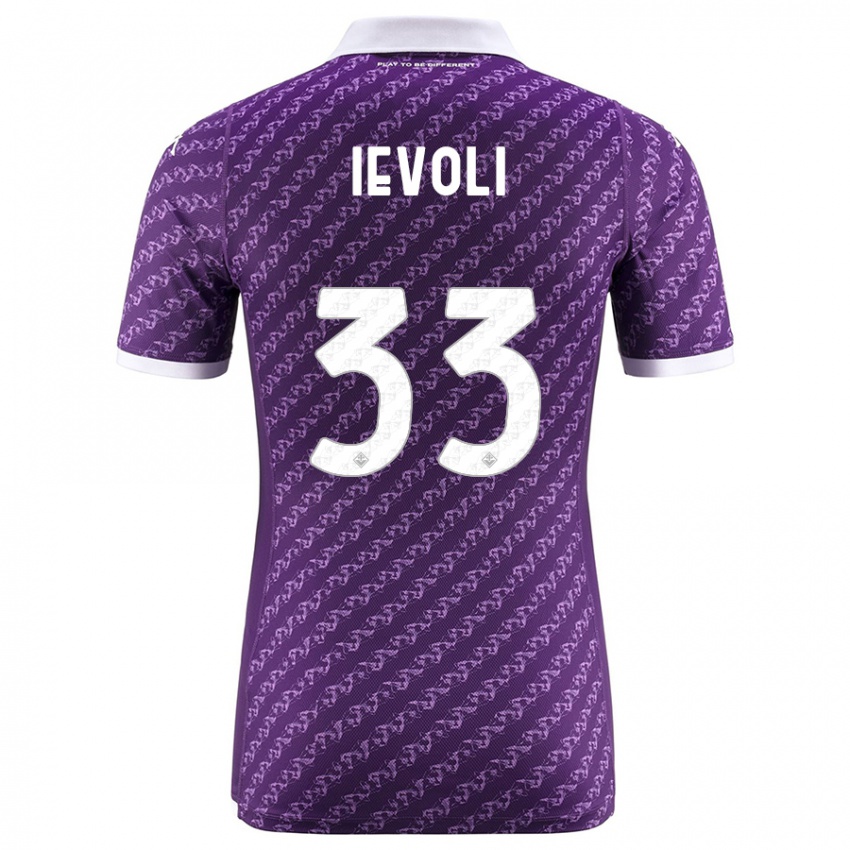 Niño Camiseta Mattia Ievoli #33 Violeta 1ª Equipación 2023/24 La Camisa Argentina