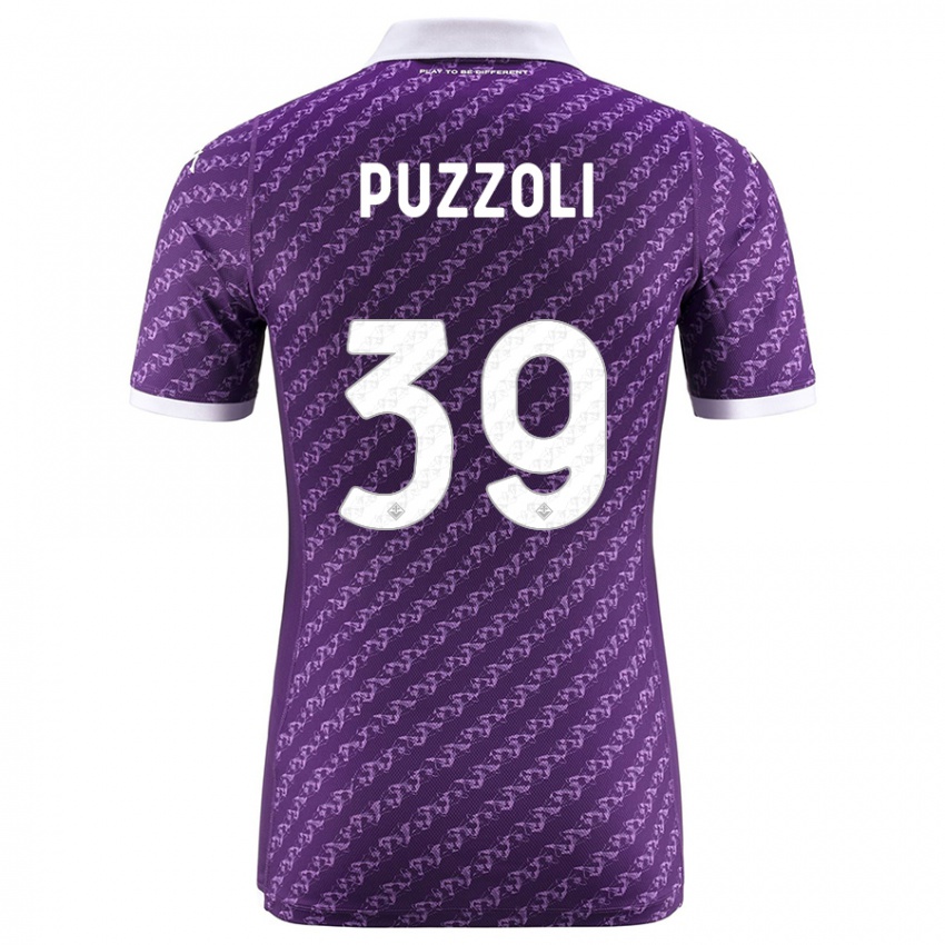 Niño Camiseta Giorgio Puzzoli #39 Violeta 1ª Equipación 2023/24 La Camisa Argentina