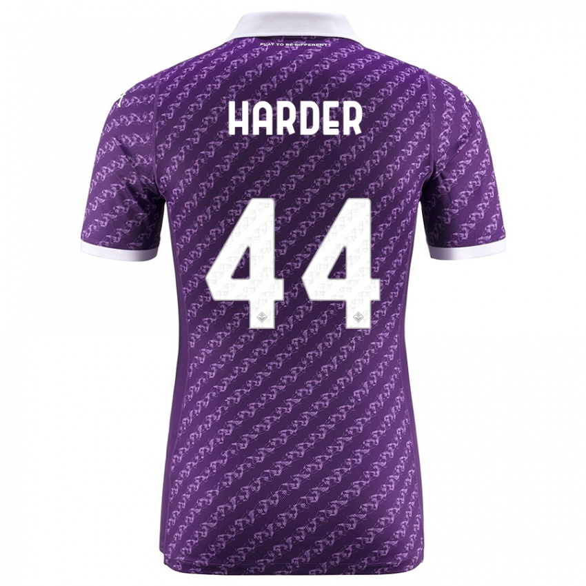 Niño Camiseta Jonas Harder #44 Violeta 1ª Equipación 2023/24 La Camisa Argentina