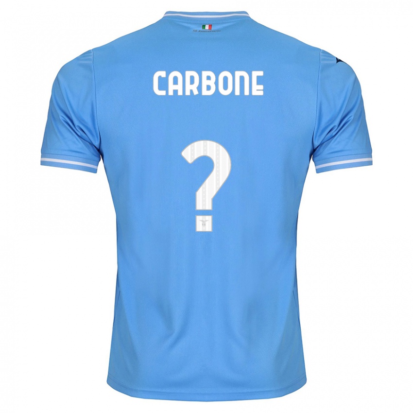 Niño Camiseta Giovanni Carbone #0 Azul 1ª Equipación 2023/24 La Camisa Argentina