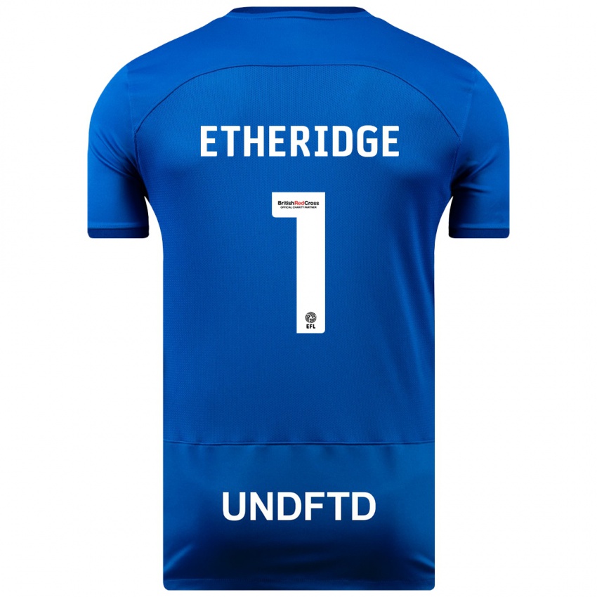 Niño Camiseta Neil Etheridge #1 Azul 1ª Equipación 2023/24 La Camisa Argentina