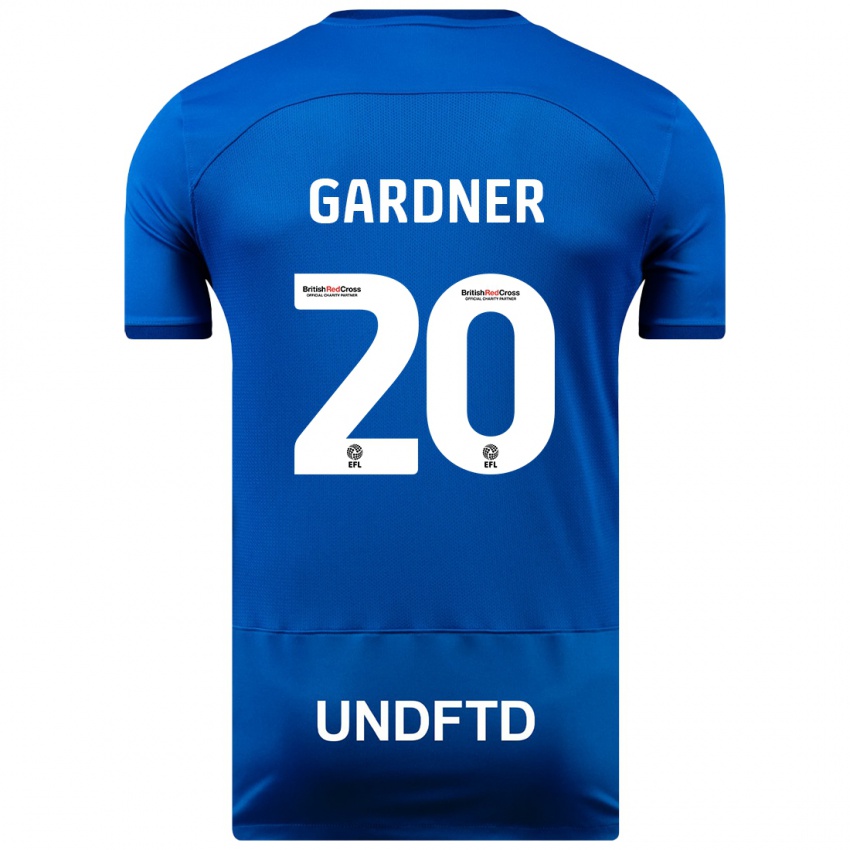 Niño Camiseta Gary Gardner #20 Azul 1ª Equipación 2023/24 La Camisa Argentina