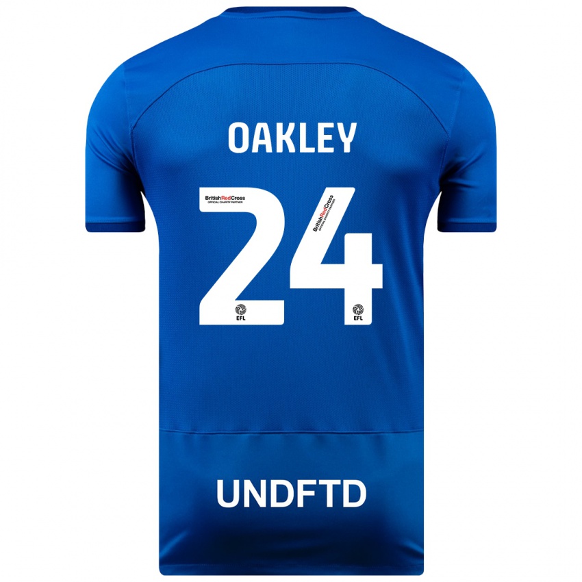 Niño Camiseta Marcel Oakley #24 Azul 1ª Equipación 2023/24 La Camisa Argentina