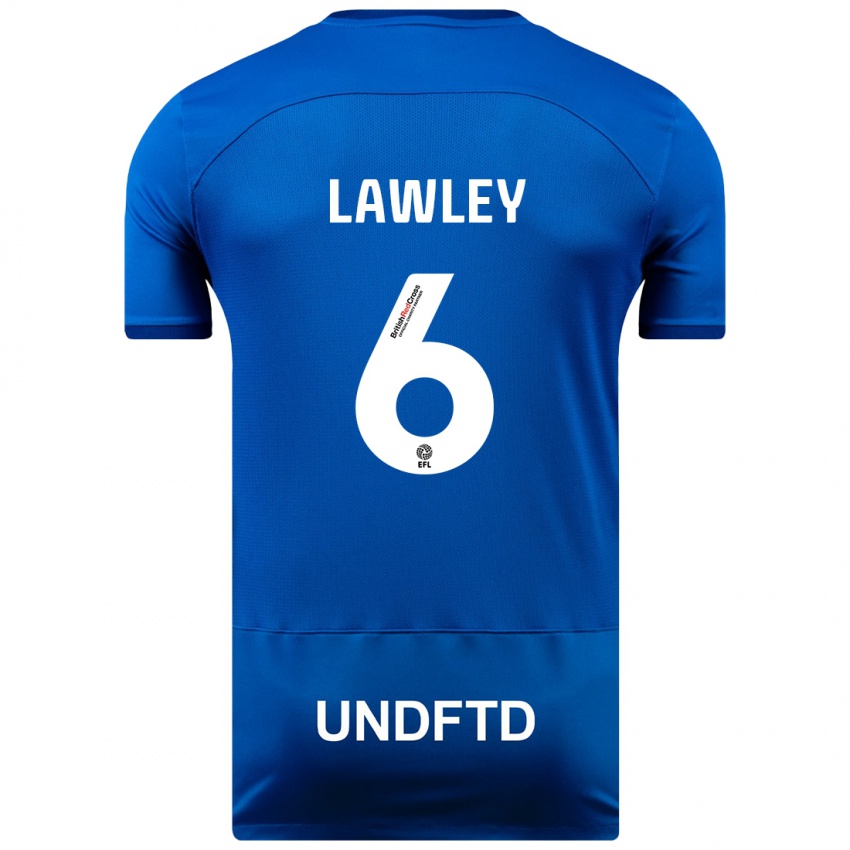 Niño Camiseta Gemma Lawley #6 Azul 1ª Equipación 2023/24 La Camisa Argentina