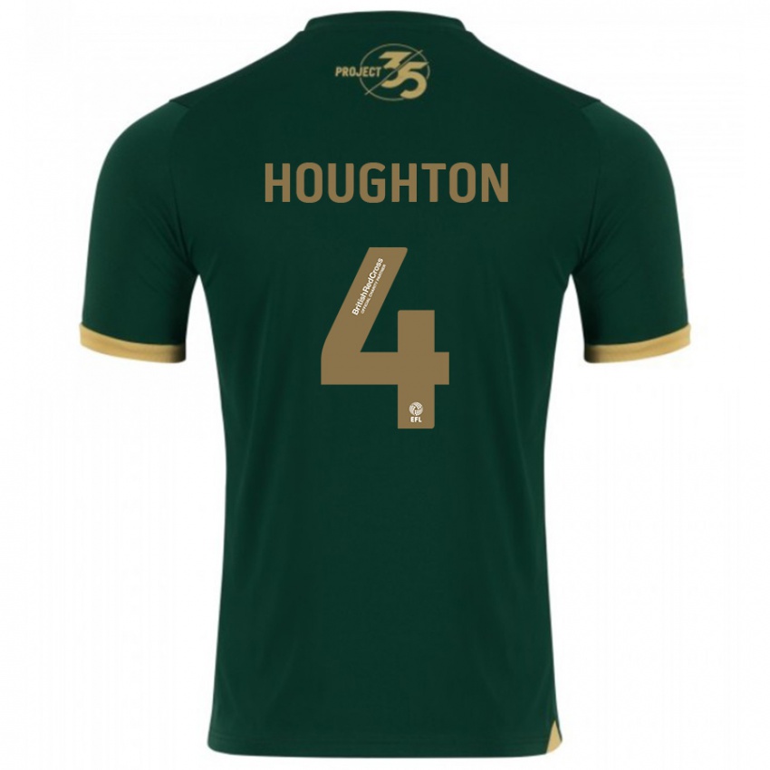 Niño Camiseta Jordan Houghton #4 Verde 1ª Equipación 2023/24 La Camisa Argentina
