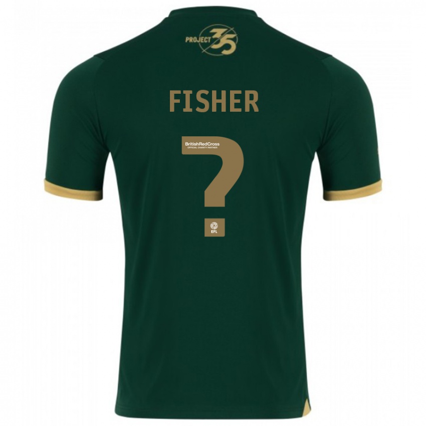 Niño Camiseta Cole Fisher #0 Verde 1ª Equipación 2023/24 La Camisa Argentina
