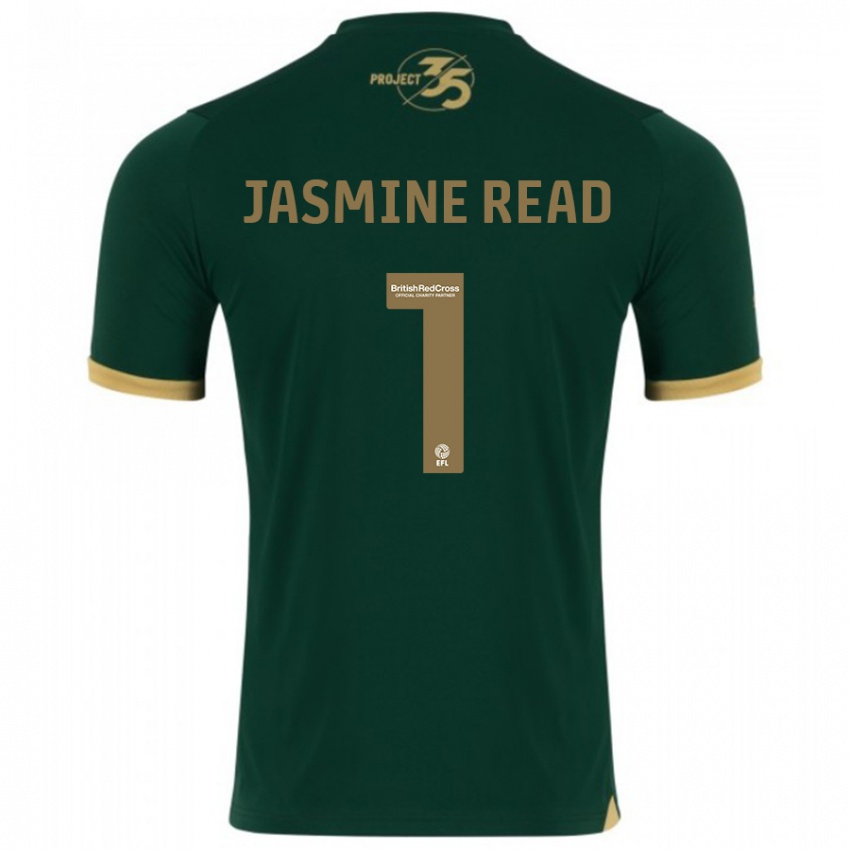 Niño Camiseta Jasmine Read #1 Verde 1ª Equipación 2023/24 La Camisa Argentina