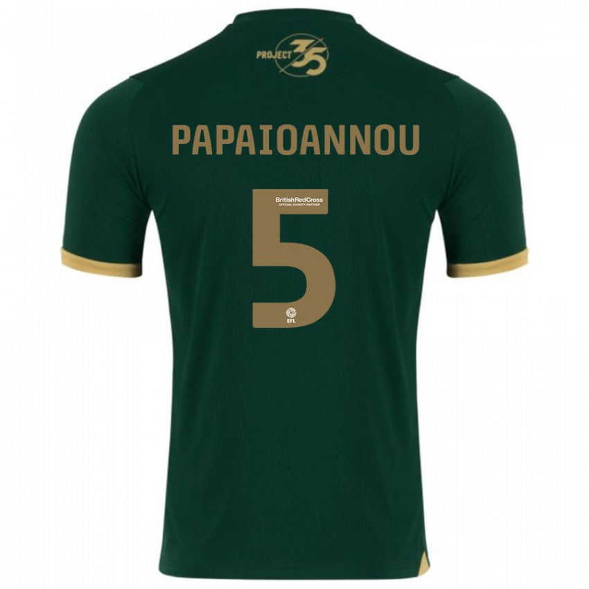 Niño Camiseta Panagiota Papaioannou #5 Verde 1ª Equipación 2023/24 La Camisa Argentina