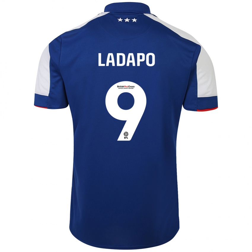 Niño Camiseta Freddie Ladapo #9 Azul 1ª Equipación 2023/24 La Camisa Argentina