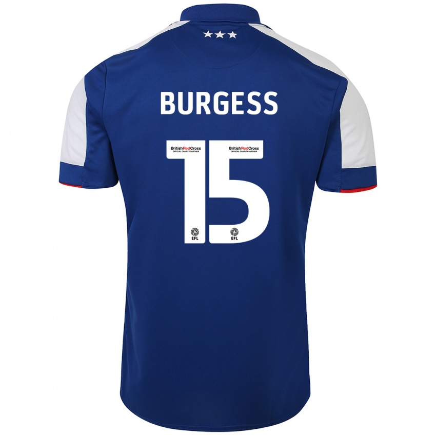 Niño Camiseta Cameron Burgess #15 Azul 1ª Equipación 2023/24 La Camisa Argentina