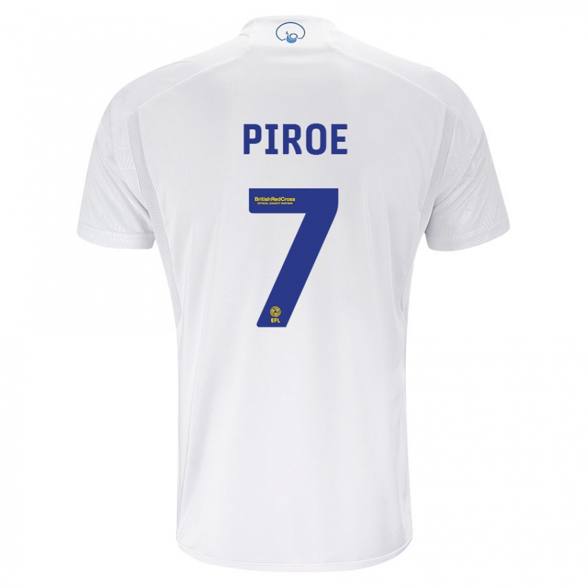 Niño Camiseta Joël Piroe #7 Blanco 1ª Equipación 2023/24 La Camisa Argentina