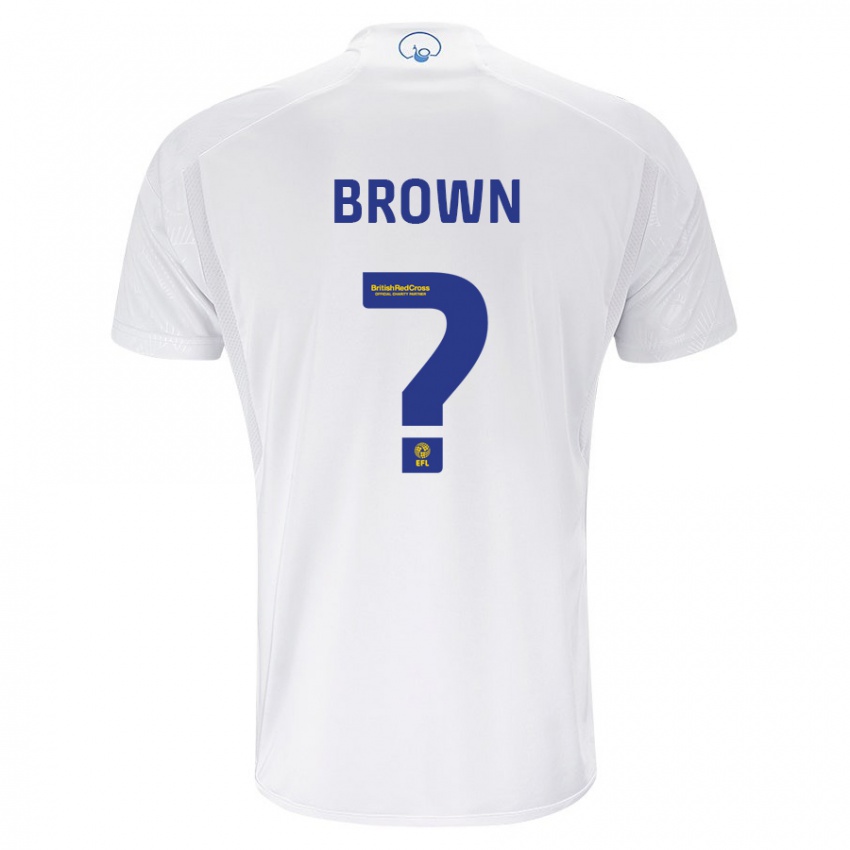 Niño Camiseta Lleyton Brown #0 Blanco 1ª Equipación 2023/24 La Camisa Argentina