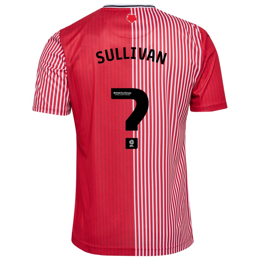 Niño Camiseta Cameron Sullivan #0 Rojo 1ª Equipación 2023/24 La Camisa Argentina
