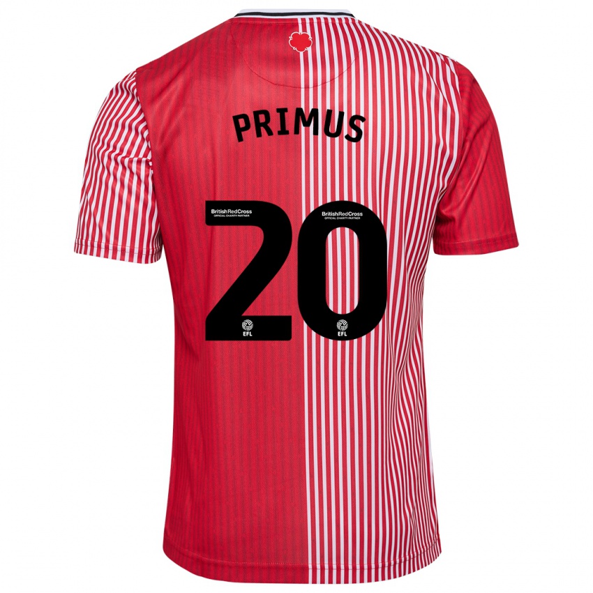 Niño Camiseta Atlanta Primus #20 Rojo 1ª Equipación 2023/24 La Camisa Argentina