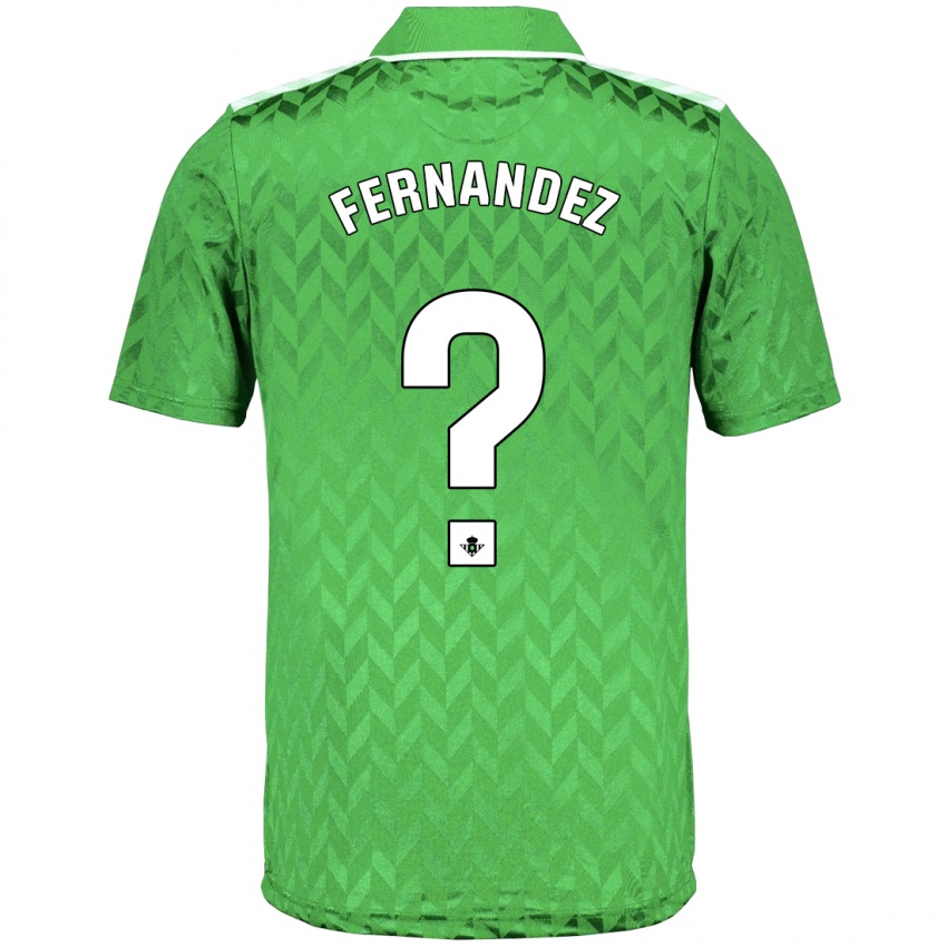 Niño Camiseta Marcos Fernández #0 Verde 2ª Equipación 2023/24 La Camisa Argentina