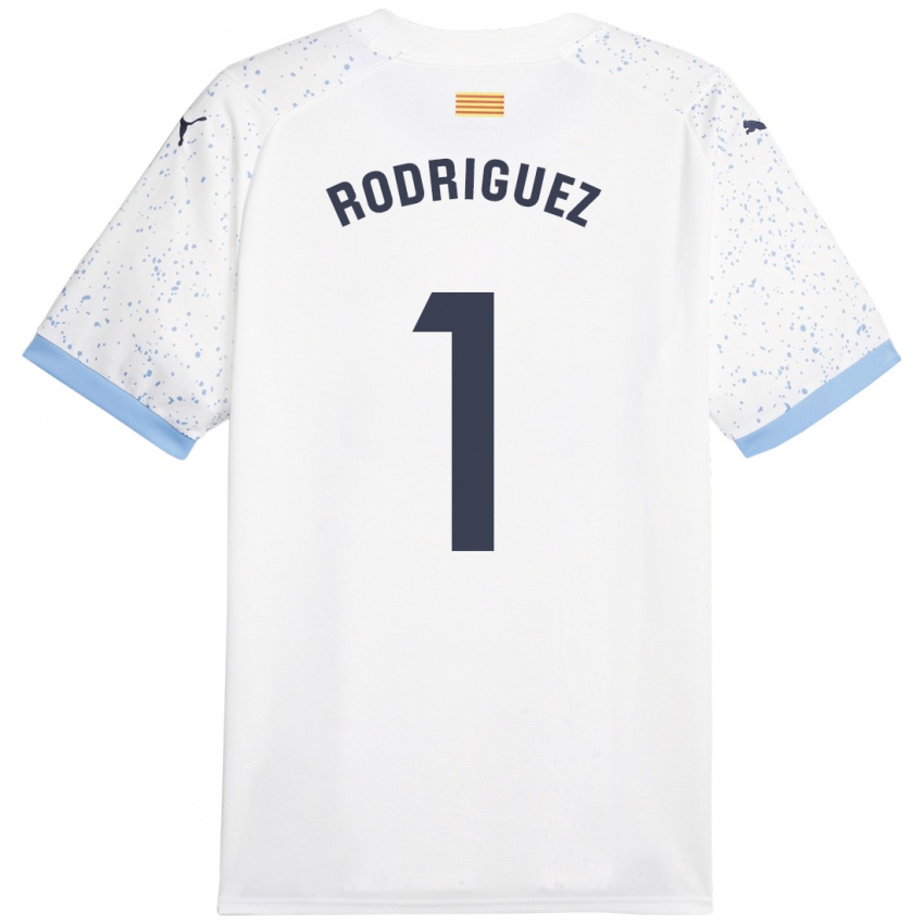 Niño Camiseta Maria Rodríguez #1 Blanco 2ª Equipación 2023/24 La Camisa Argentina