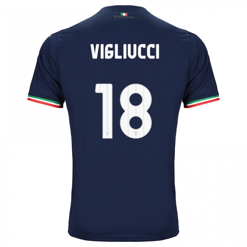 Niño Camiseta Chiara Vigliucci #18 Armada 2ª Equipación 2023/24 La Camisa Argentina